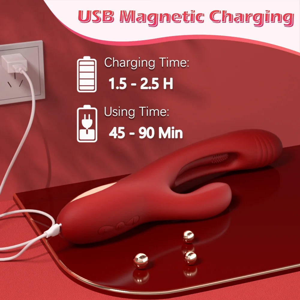 King - Rechargeable Dual-Tip Personal Wellness Massager
