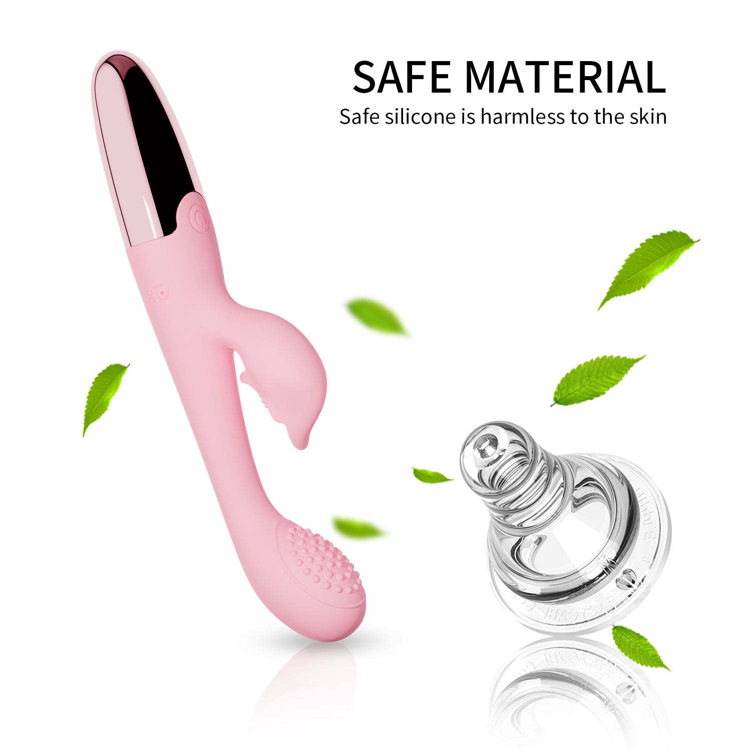 Sultan – Heated Rhythmic Personal Wellness Massager – 10 Modes, USB Rechargeable