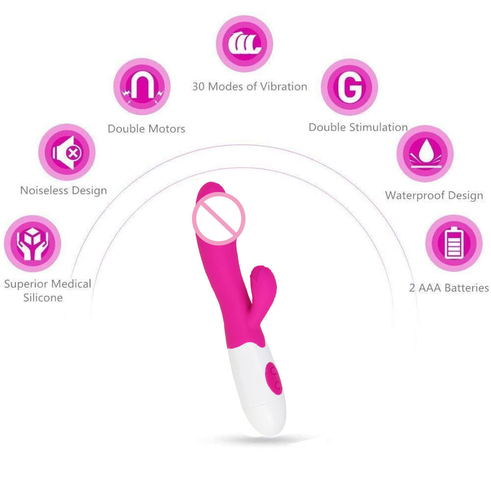 Velvet Bunny - Dual-Tip Personal Wellness Massager