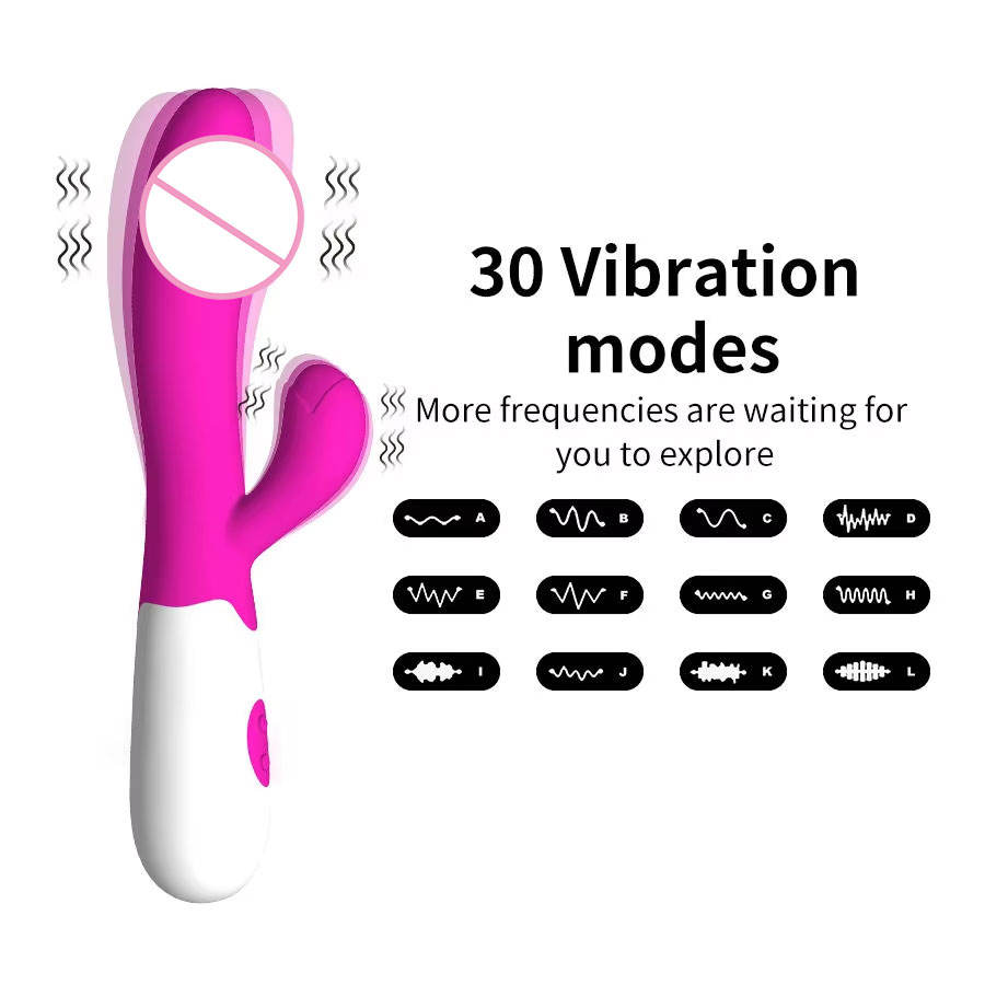 Velvet Bunny - Dual-Tip Personal Wellness Massager