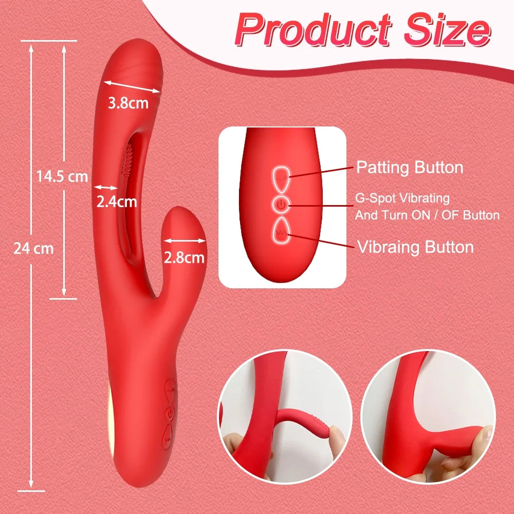 King - Rechargeable Dual-Tip Personal Wellness Massager