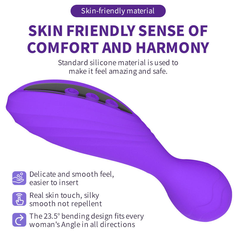 Curvy - Silicone Wand-Style Body Massager