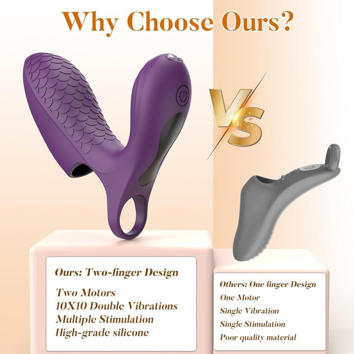 Mastani - Finger-Wearable Rechargeable Wellness Massager